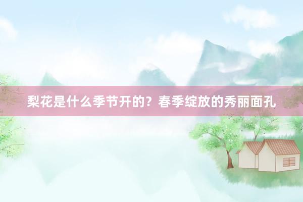 梨花是什么季节开的？春季绽放的秀丽面孔